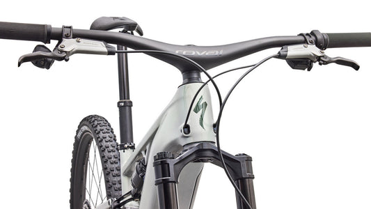 SPECIALIZED SWORKS TURBO LEVO R MTB EBIKE - DLM MET/CMLN SIL GRN/OAK GRN MET