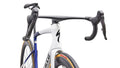 SPECIALIZED TARMAC SL9 S LEVEL Road Bike - WHITE/MAJOLICA BLUE METALLIC/OBSIDIAN METALLIC