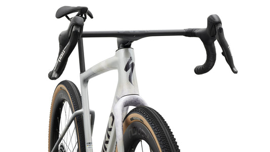 SPECIALIZED SWorks Crux 5  SRAM RED XPLR Gravel Bike - Gldprl/Sildst/Nblmet
