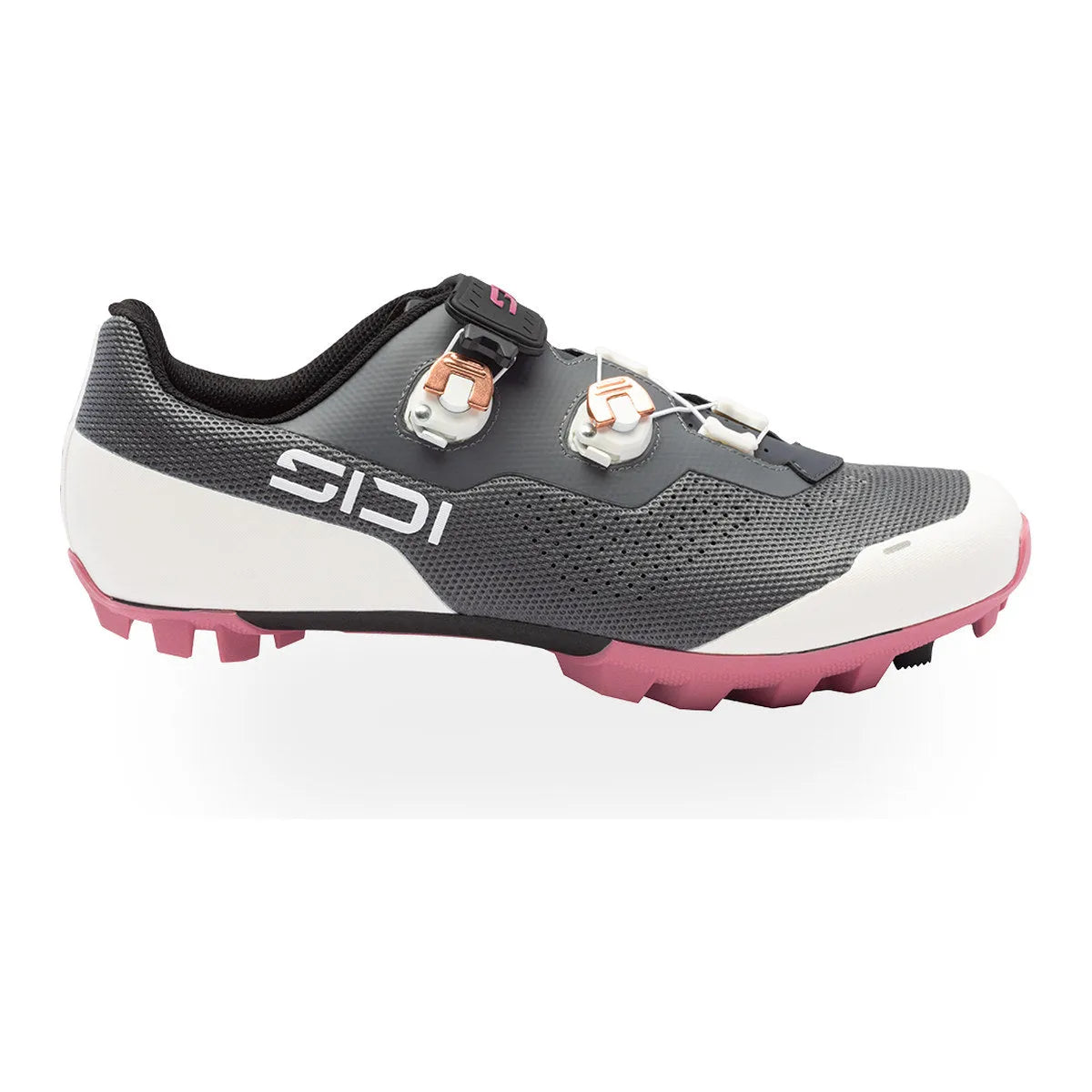 SIDI Dominator X Woman Gravel Cycling Shoes - Anthracite / Ice White