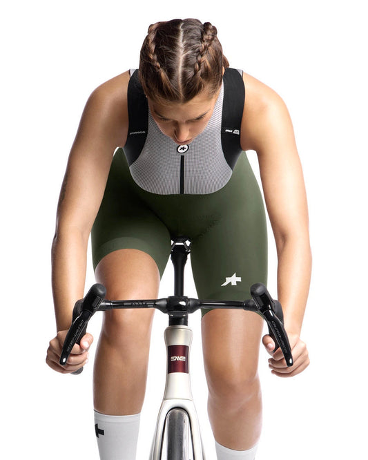 ASSOS Uma Gt Women Bib Short S11 - Moss Green