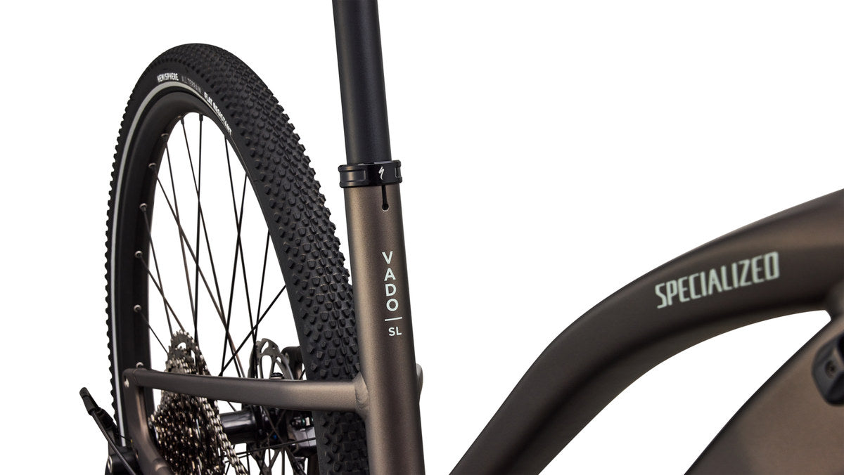 SPECIALIZED Turbo Vado SL 2 4.0 Step Through Ebike - SATIN GUN METAL / AGAVE GREY FROST REFLECTIVE