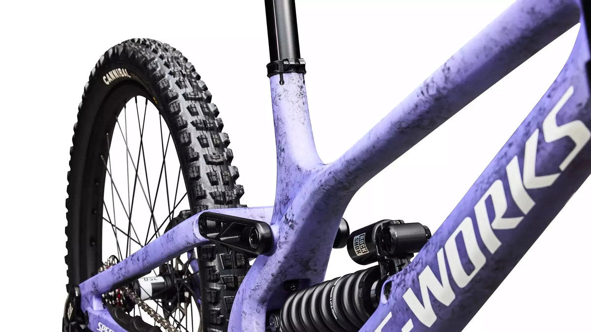SPECIALIZED S-Works Demo 11 - Satin / Powder Indigo Tint / Black Tint Carbon / White
