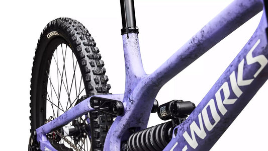 SPECIALIZED S-Works Demo 11 - Satin / Powder Indigo Tint / Black Tint Carbon / White