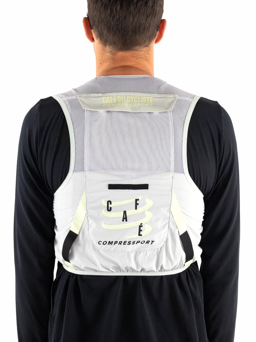 CAFÉ DU CYCLISTE UltRide Evo 8 Hydratation Vest - Gray/Green