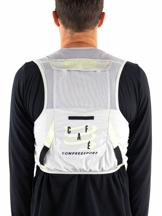 CAFÉ DU CYCLISTE UltRide Evo 8 Hydratation Vest - Gray/Green