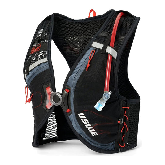 USWE RUSH 8 HYDRATION VEST - BLACK/BLUE
