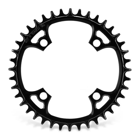 GARBARUK Round Chainring 104 BCD - BLACK