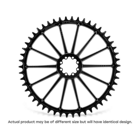GARBARUK ROUND CHAINRING DIRECT MOUNT AXS ROAD/GRAVEL - BLACK