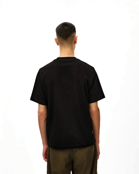 PAS NORMAL STUDIOS Off Race Graphic T Shirt - Black