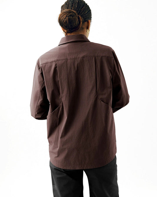 PAS NORMAL STUDIOS Off Race Tech Overshirt - Dark Purple