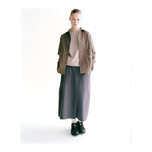 PAS NORMAL STUDIOS Off Race Tech Overshirt - Ash Brown