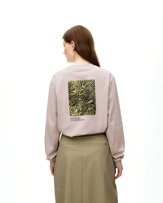 PAS NORMAL STUDIOS OffRace Long Sleeve Graphic Shirt - Haze