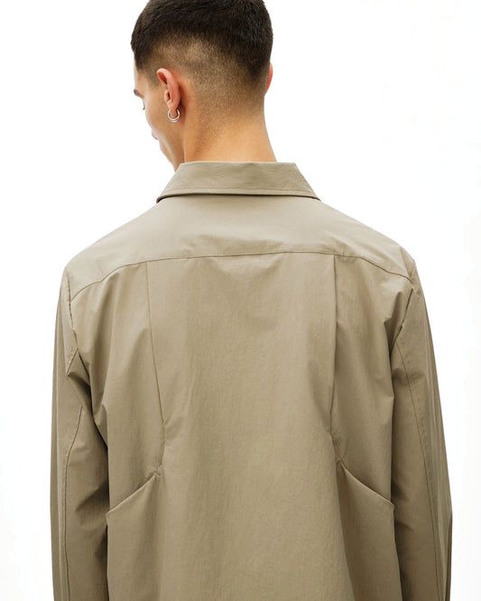 PAS NORMAL STUDIOS Off Race Tech Overshirt - Dusty Earth