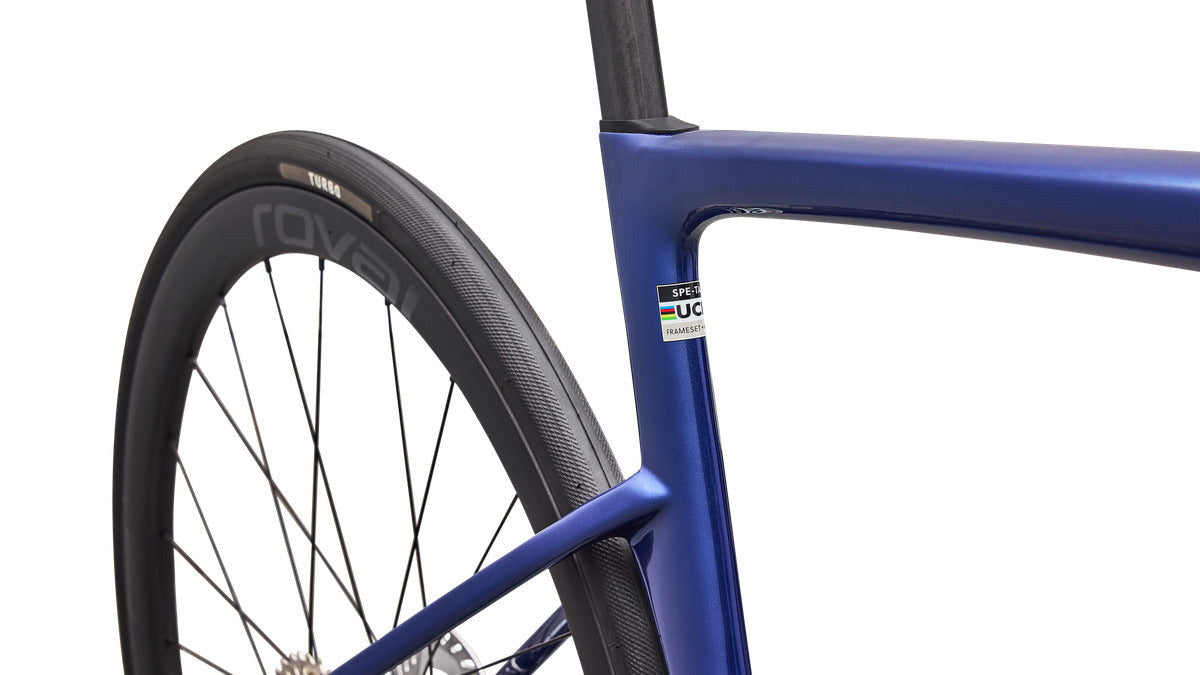 SPECIALIZED TARMAC SL9 EXPERT ROAD BIKE - PACIFIC BLUE METALLIC/WHITE