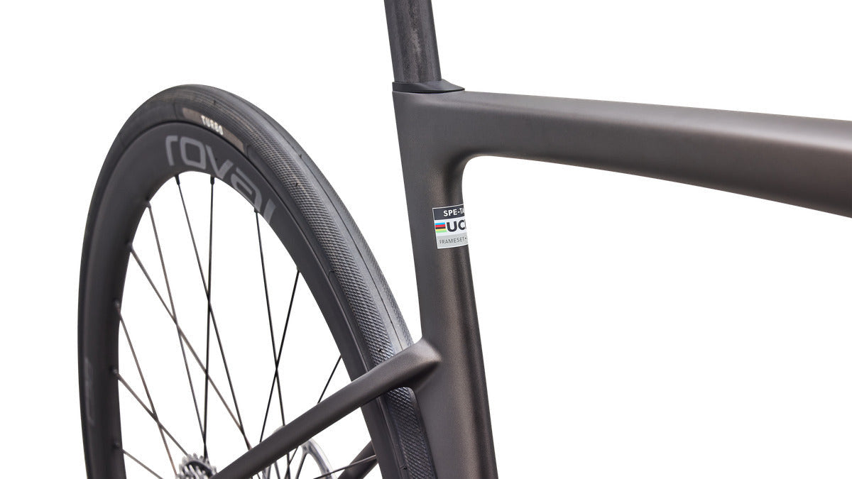 SPECIALIZED TARMAC SL9 EXPERT ROAD BIKE - WRMSMKMET/SILDST