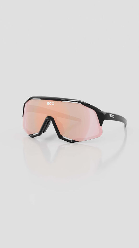 KOO Demos Eyewear Black/Rosé - Rosé Lens