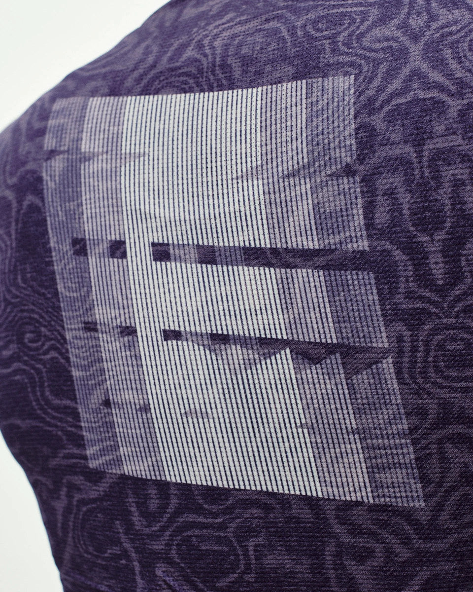PAS NORMAL STUDIOS Mechanism Logo Women Jersey - AOP RTN Dark Purple