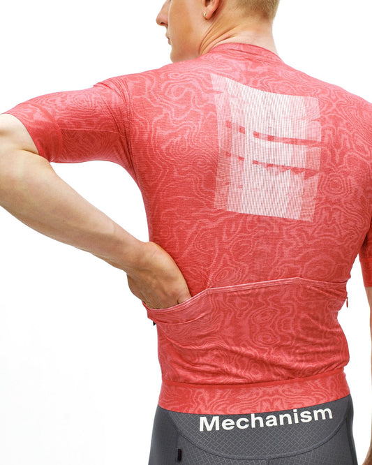 PAS NORMAL STUDIOS Mechanism Logo Jersey - AOP RTN Classic Red