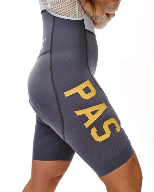 PAS NORMAL STUDIOS Racing Mechanism Women´s Pro Bibshorts - Grey