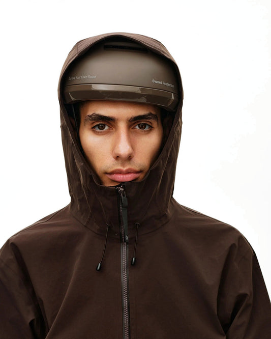 PAS NORMAL STUDIOS Off Race 3L Shell Jacket - Dark Coffee