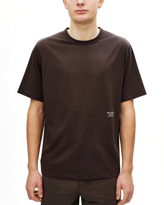 PAS NORMAL STUDIOS Off Race Cotton Tech TShirt - Dark Purple