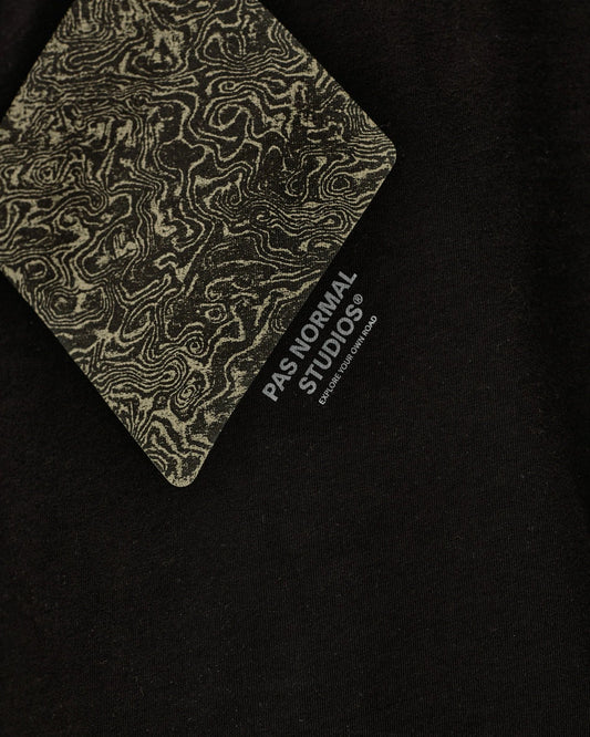 PAS NORMAL STUDIOS Off Race Graphic T Shirt - Black