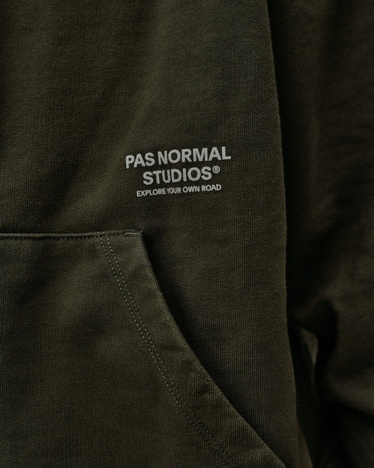 PAS NORMAL STUDIOS Off Race Hoodie - Dark Olive