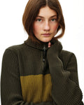 PAS NORMAL STUDIOS Off Race Merino Knit Half Zip - Olive