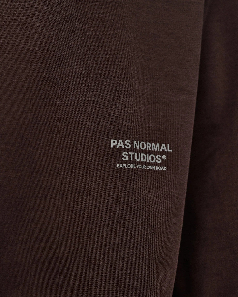 PAS NORMAL STUDIOS Off Race Cotton Tech Long Sleeve TShirt - Dark Purple