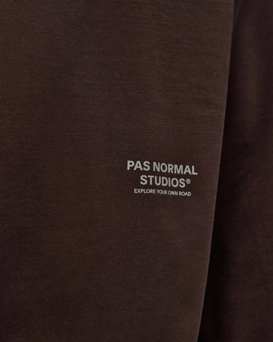 PAS NORMAL STUDIOS Off Race Cotton Tech Long Sleeve TShirt - Dark Purple