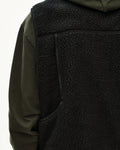 PAS NORMAL STUDIOS Off Race Pile Fleece Chaleco de ciclisme - Negre
