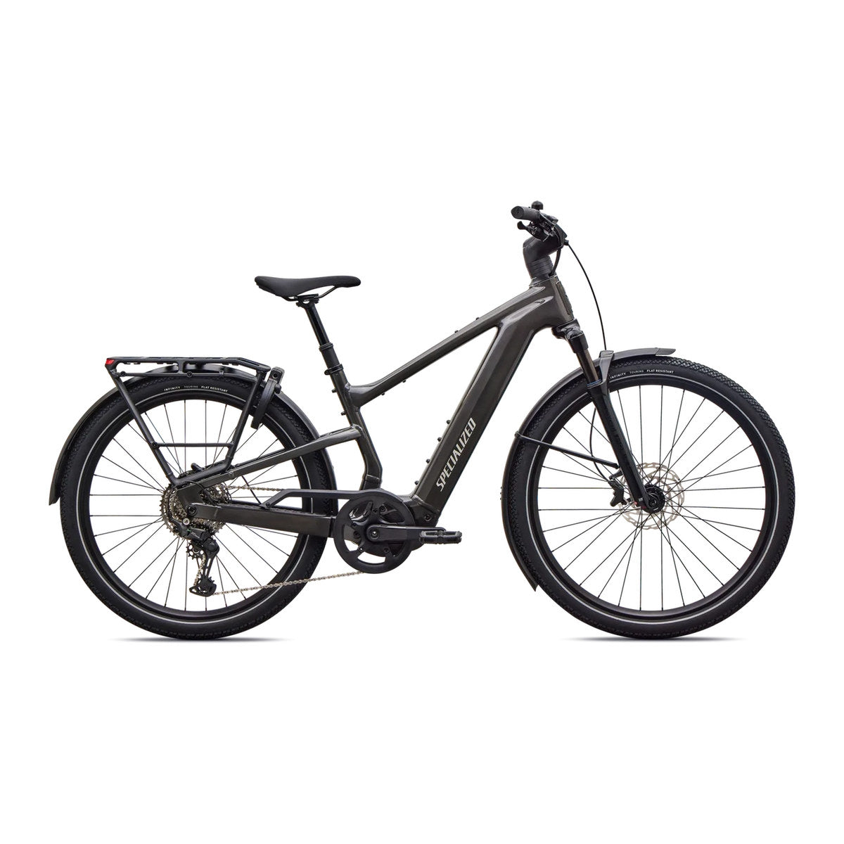 SPECIALIZED Turbo Vado 3 5.0 Ebike - GLOSS METALLIC OBSIDIAN / DOLOMITE METALLIC