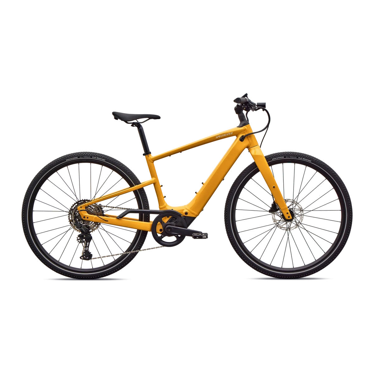 SPECIALIZED Turbo Vado SL 2 4.0 Ebike - GLOSS BRASSY YELLOW / METALLIC WHITE SILVER FROST REFLECTIVE