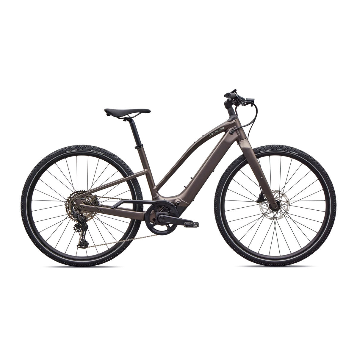 SPECIALIZED Turbo Vado SL 2 4.0 Step Through Ebike - SATIN GUN METAL / AGAVE GREY FROST REFLECTIVE