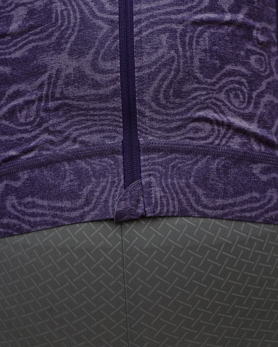 PAS NORMAL STUDIOS Mechanism Logo Women Jersey - AOP RTN Dark Purple