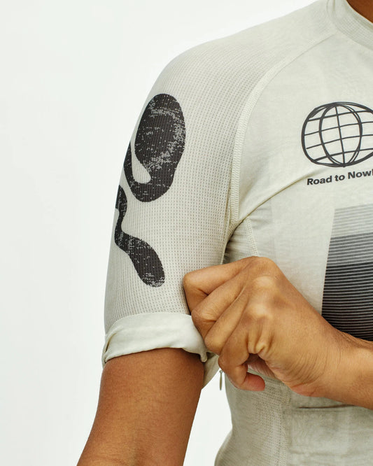 PAS NORMAL STUDIOS Mechanism Logo Women Jersey - AOP RTN Off White