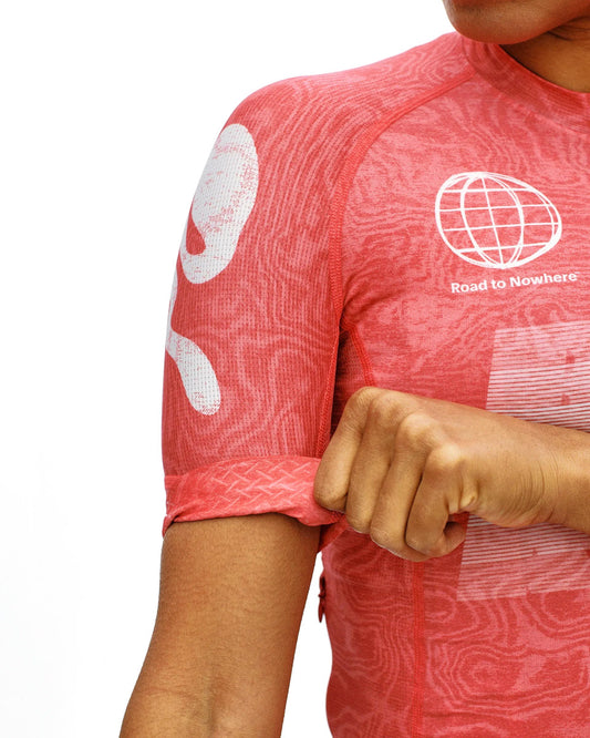 PAS NORMAL STUDIOS Mechanism Logo Women Jersey - AOP RTN Classic Red