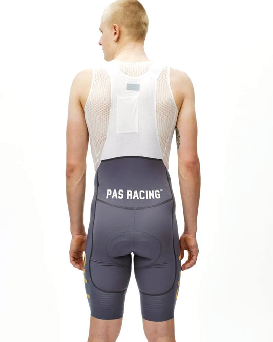 PAS NORMAL STUDIOS Racing Mechanism Men´s Pro Bibshorts - Grey