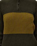 PAS NORMAL STUDIOS Off Race Merino Knit Half Zip - Olive