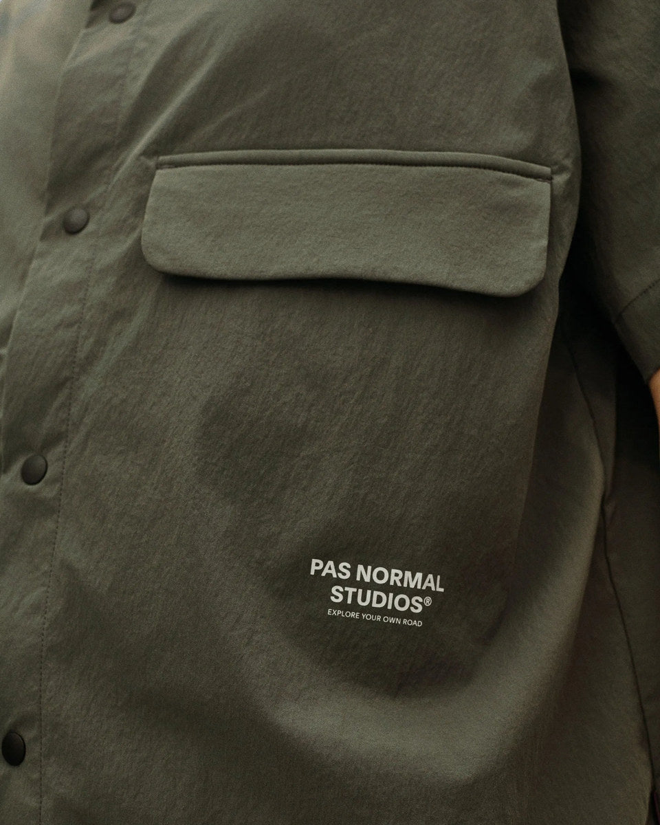 PAS NORMAL STUDIOS Off Race Light Tech Shirt - Dark Grey
