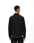 PAS NORMAL STUDIOS Off Race Seersucker Shirt - Dark Navy