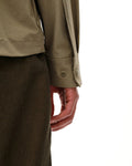 PAS NORMAL STUDIOS Off Race Tech Overshirt - Dusty Earth