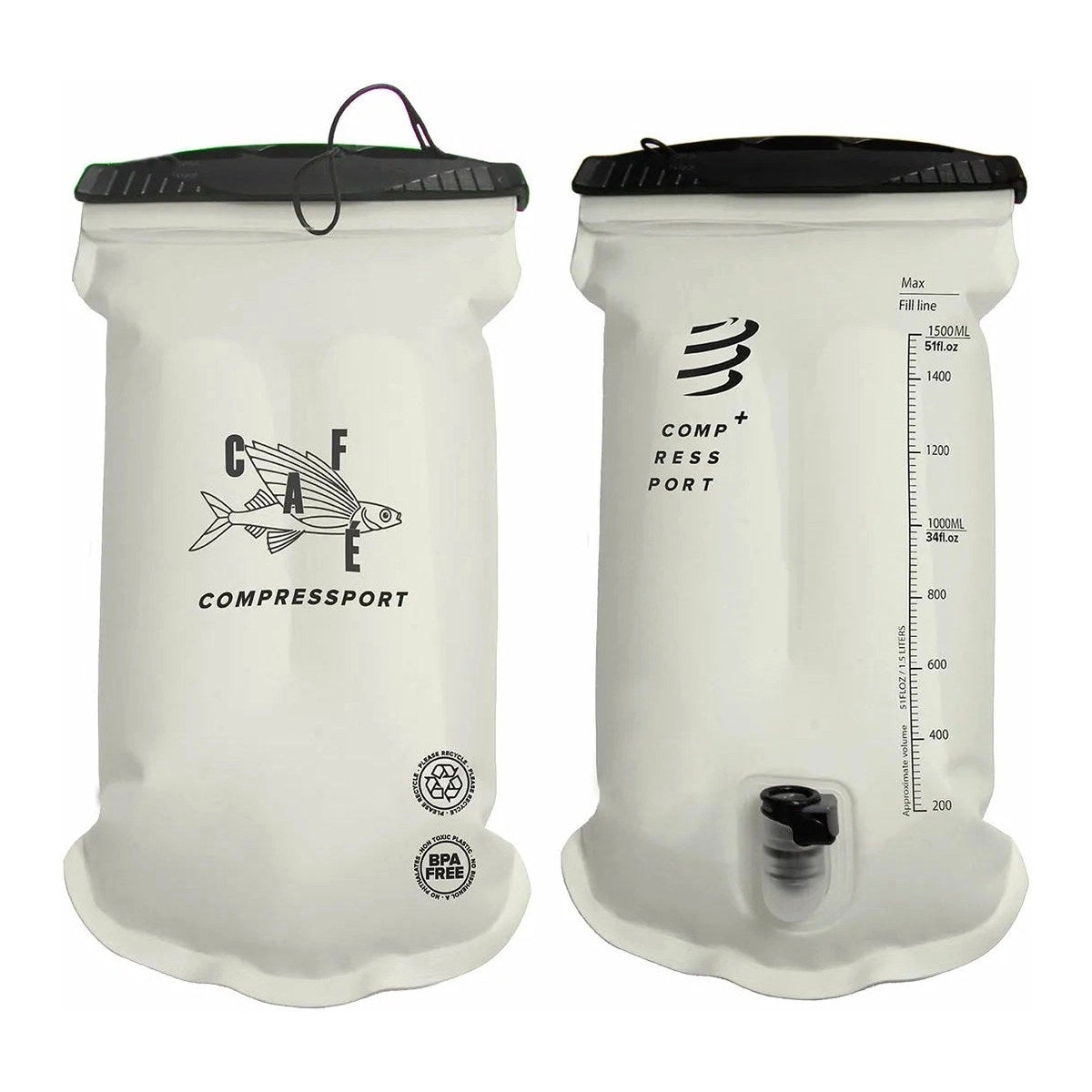 CAFÉ DU CYCLISTE UltRide Evo 8 Hydratation Vest - Gray/Green