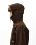 PAS NORMAL STUDIOS Off Race 3L Shell Jacket - Dark Coffee
