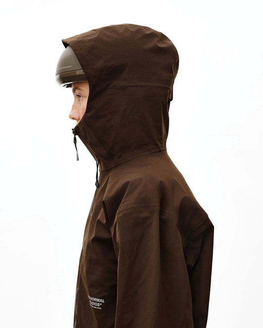 PAS NORMAL STUDIOS Off Race 3L Shell Jacket - Dark Coffee