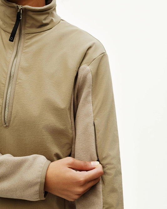 PAS NORMAL STUDIOS Off Race Light Fleece Half Zip - Beige