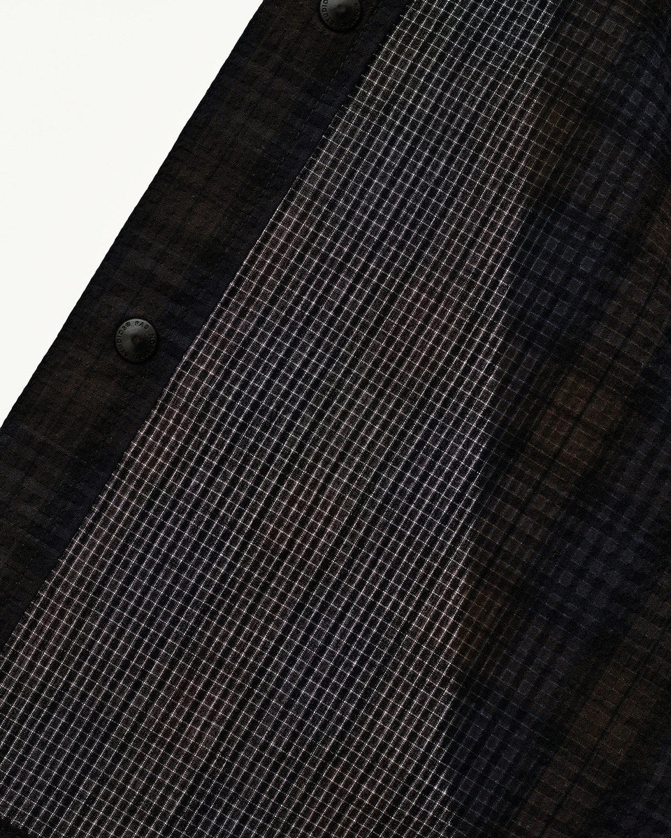 PAS NORMAL STUDIOS Off Race Seersucker Shirt - Dark Navy