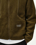 PAS NORMAL STUDIOS Off Race Pile Fleece Jacket - Deep Olive