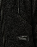 PAS NORMAL STUDIOS Off Race Pile Fleece Jacket - Black